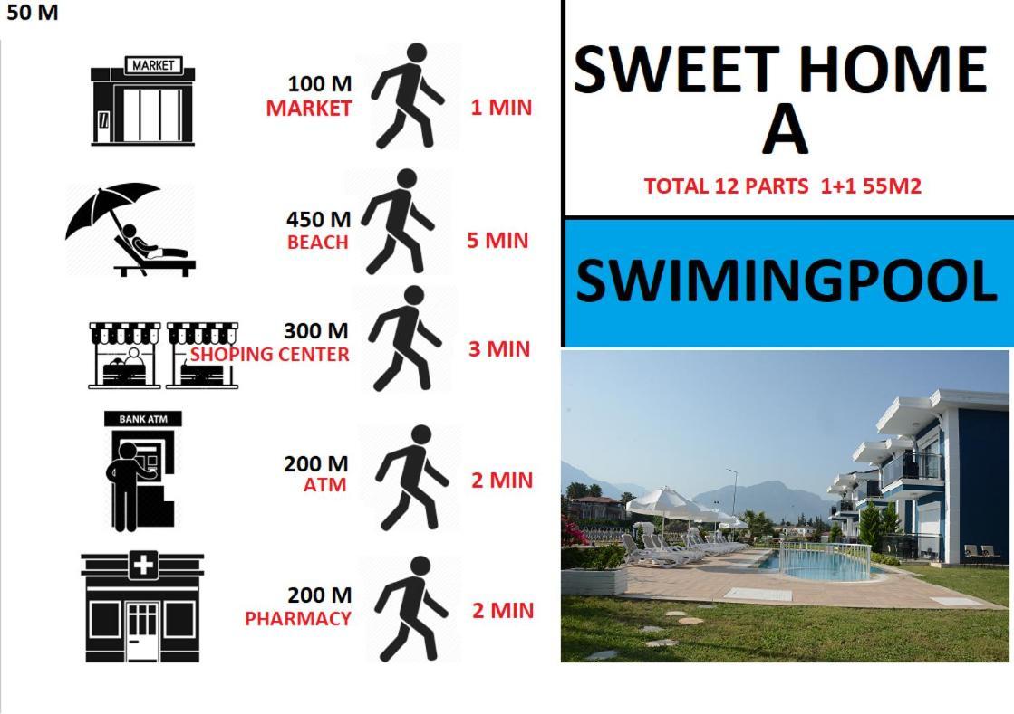 Sweet Home Kemer Apartments מראה חיצוני תמונה